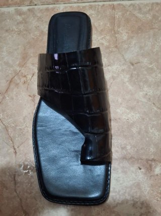 Sandalias Massimo Dutti Piel Negra