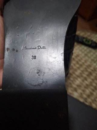 Sandalias Massimo Dutti Piel Negra