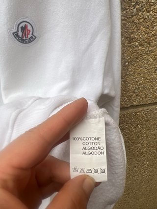 Sudadera Moncler Unisex Blanca