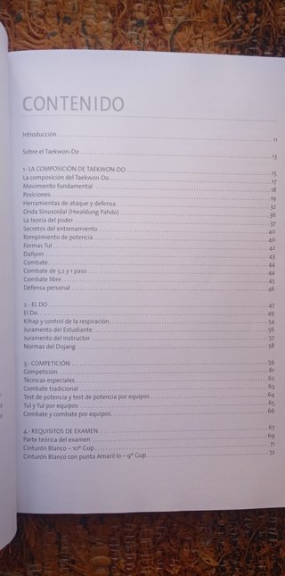 Libro Taekwon-Do Programa Examen Cinturón Negro