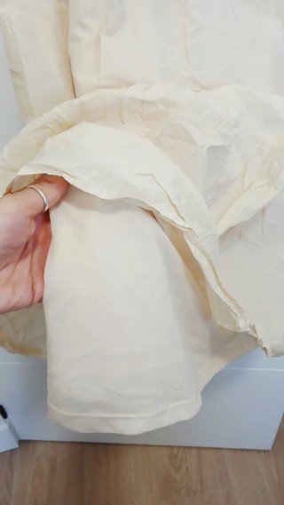 Vestido de verano Zara beige