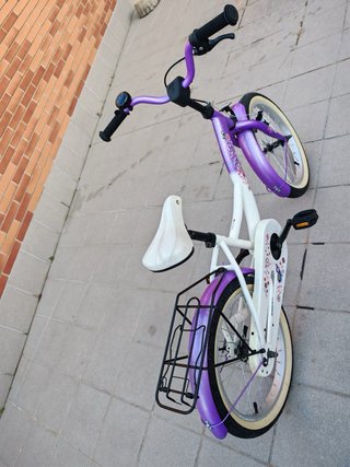 Bicicleta infantil morada