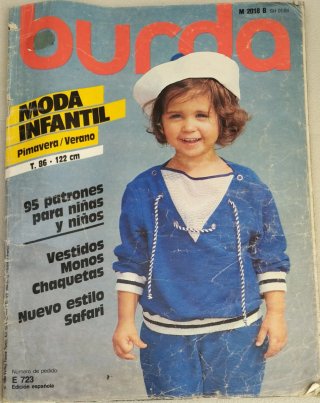 Revista Burda Infantil y Colegiales 1984