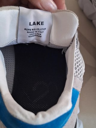Scarpe uomo L4K3 grigie e verdi