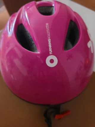 Casco bici niña rosa