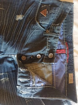 Pantalón vaquero Sidecar azul