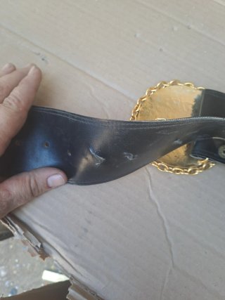 Cinturón Marinero Ancla Dorada