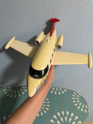Avión Playmobil con figuras