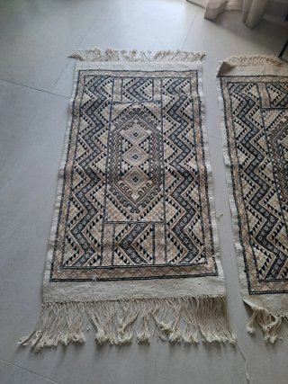 Tappeti Tunisini Beige e Nero