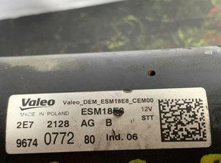 9674077280 motor arranque peugeot 308 1.2 59940
