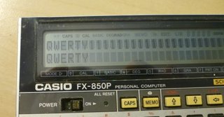 Calculadora Casio FX-850P Personal Computer