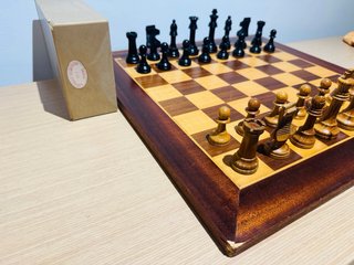 Tablero Ajedrez Staunton Nº7 Madera