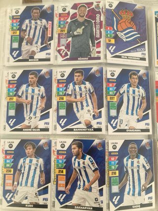 80 Cromos Real Sociedad Antiguos