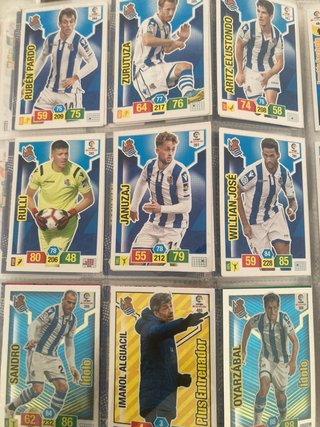 80 Cromos Real Sociedad Antiguos