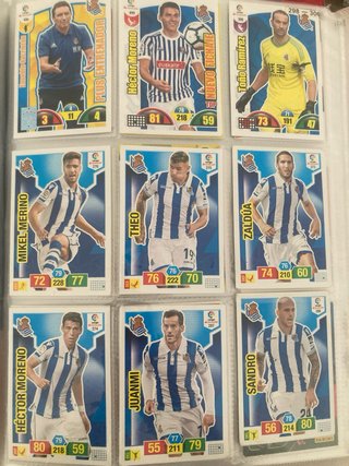 80 Cromos Real Sociedad Antiguos