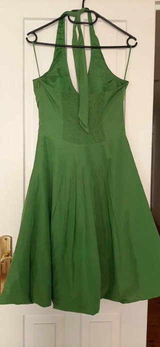 Vestido de fiesta verde