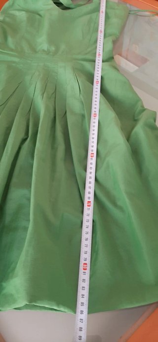 Vestido de fiesta verde