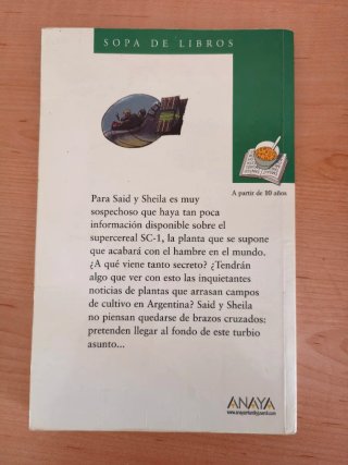 Libro juvenil Peligro vegetal de Ramón Caride