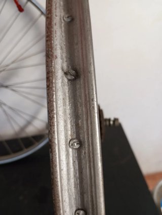 Juego ruedas bicicleta varillas Orbea 650b
