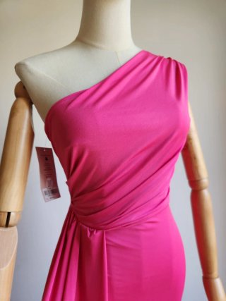 Abito lungo fucsia Heaven taglia unica