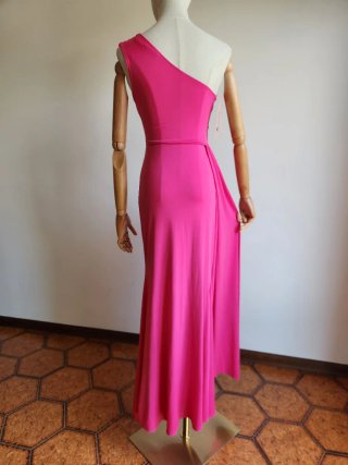 Abito lungo fucsia Heaven taglia unica