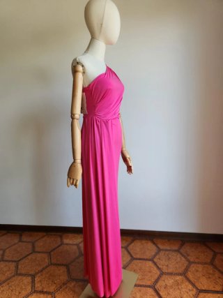 Abito lungo fucsia Heaven taglia unica