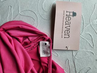 Abito lungo fucsia Heaven taglia unica