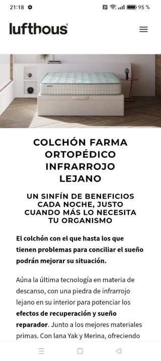 Colchón Goodorming Ortopédico 135x190