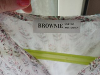 Vestido corto Brownie