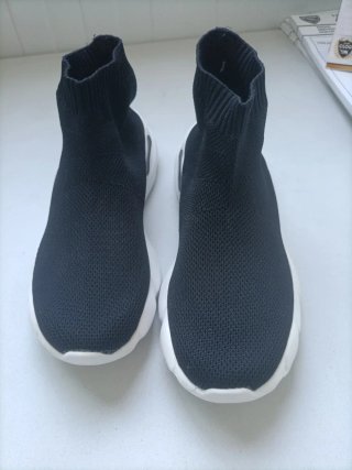 Botines de tela negros