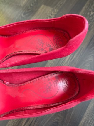 Zapatos de tacón rojos Talla 38