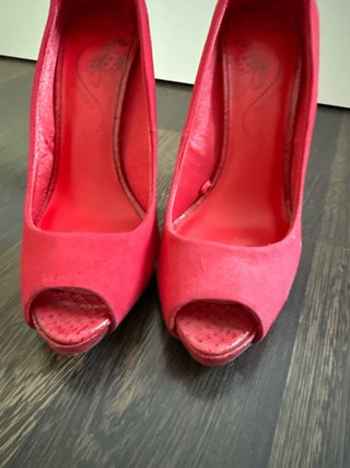 Zapatos de tacón rojos Talla 38
