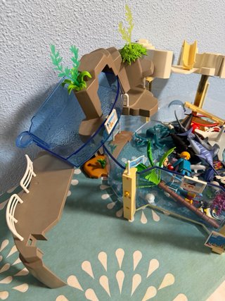 Acuario Playmobil con figuras y accesorios
