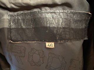 Chaqueta de cuero real para moto
