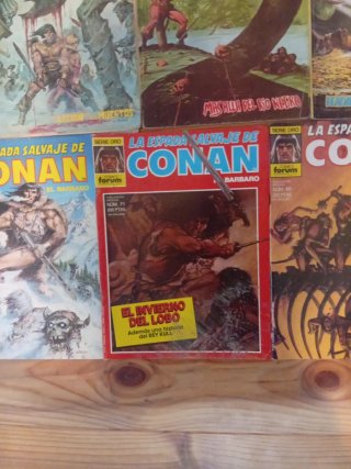 Lote comics conan el barbaro