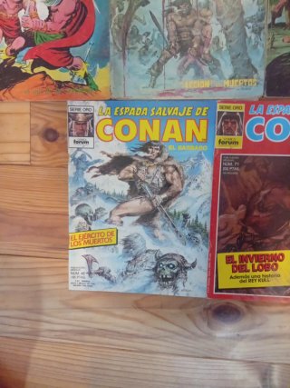 Lote comics conan el barbaro