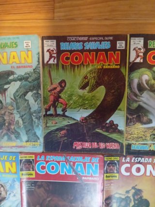 Lote comics conan el barbaro