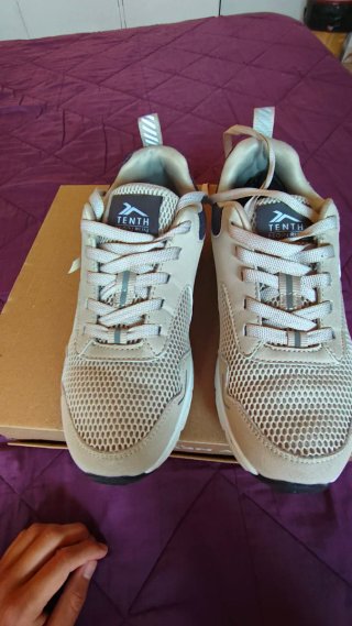 Zapatillas Beige/Gris Talla 38