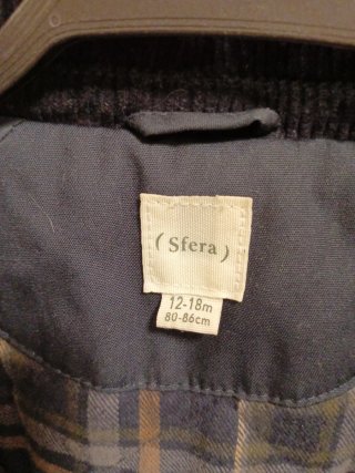 Chaqueta azul invierno Sfera
