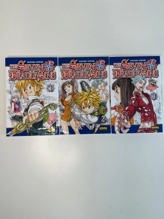 3 primeros mangas de los siete pecados capitales