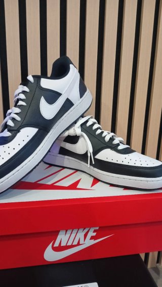 Zapatillas Nike Court Vision Low Negro Blanco