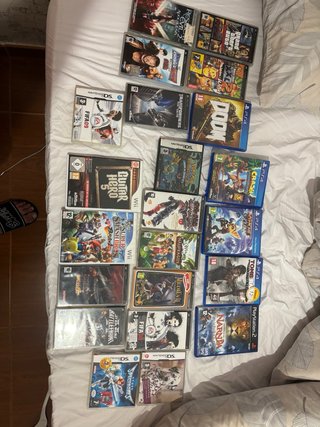 Carátulas y manuales videojuegos Wii, PSP, DS