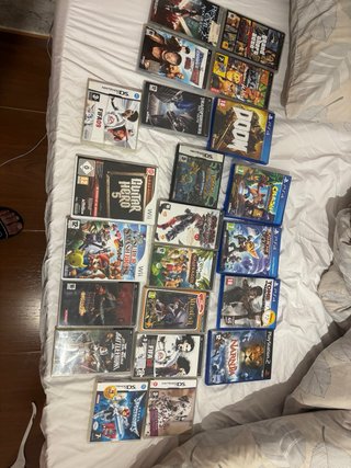 Carátulas y manuales videojuegos Wii, PSP, DS