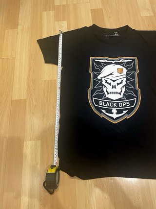 Camiseta Call of Duty: Black Ops 4 negra talla M