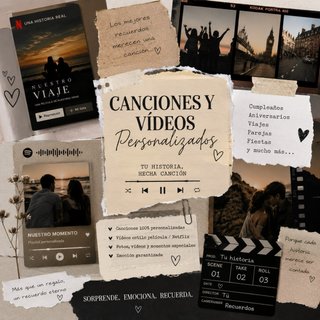 Canciones y vídeos personalizados