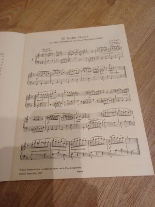 Partituras Bach - Anna Magdalena Notebook