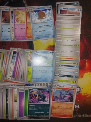 Lote de cartas Pokémon fuegos fantasmales español