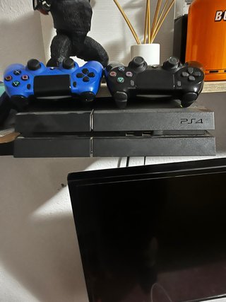 Consola PS4 + 2 Mandos (Negro y Azul)