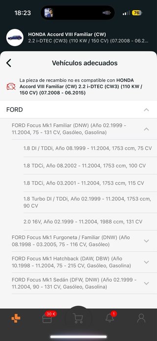 Alternador Ford Focus MK1