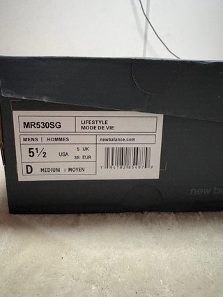 Sneakers New Balance 530 Argento e Bianco
